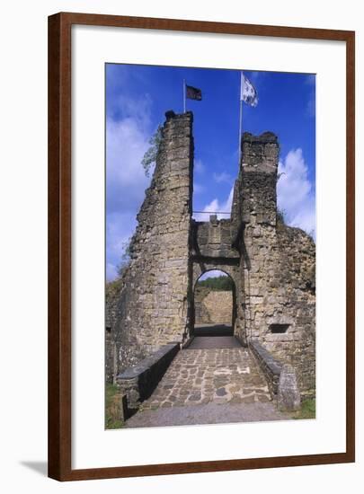 France, Champagne-Ardenne, Montcornet Castle, Built Between 11th and 12th Centuries-null-Framed Giclee Print