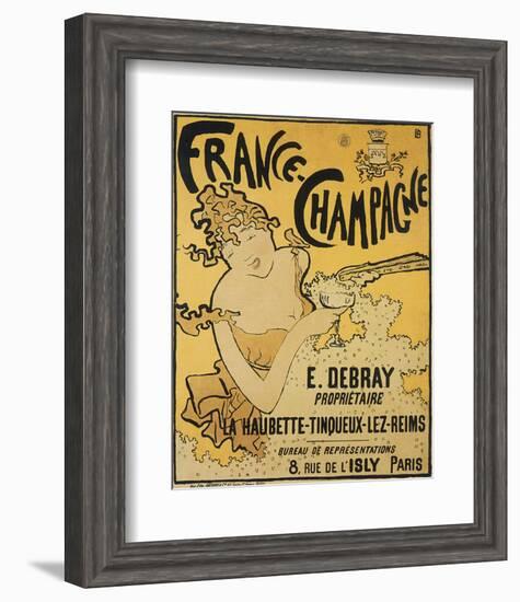 France-Champagne-Pierre Bonnard-Framed Premium Giclee Print