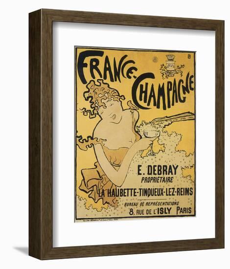 France-Champagne-Pierre Bonnard-Framed Premium Giclee Print