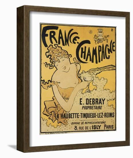 France-Champagne-Pierre Bonnard-Framed Premium Giclee Print