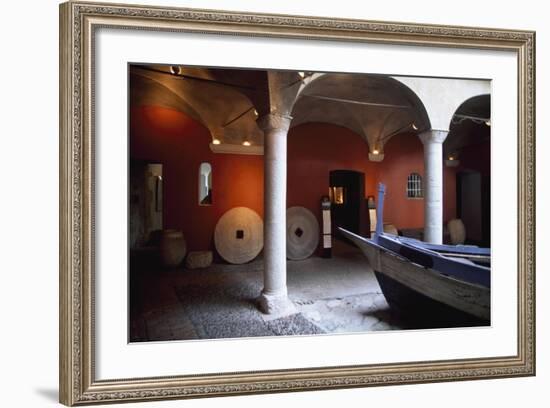 France, Chateau De Cagnes-Sur-Mer, Lower Gallery-null-Framed Giclee Print