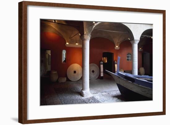 France, Chateau De Cagnes-Sur-Mer, Lower Gallery-null-Framed Giclee Print