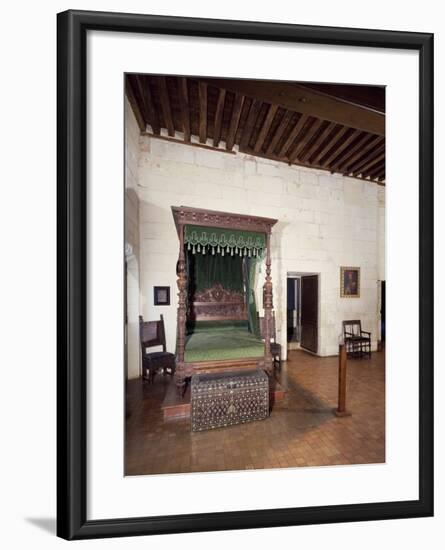 France, Chateau De Chaumont-Sur-Loire, Loire Valley, Catherine De Medici's Bedchamber-null-Framed Photographic Print