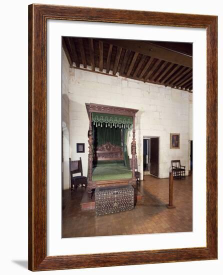 France, Chateau De Chaumont-Sur-Loire, Loire Valley, Catherine De Medici's Bedchamber-null-Framed Photographic Print