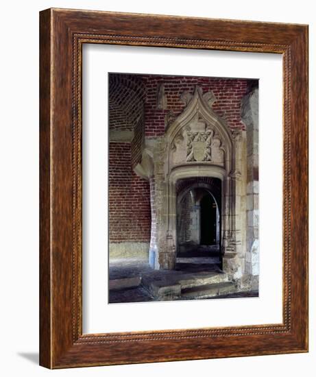 France, Chateau De Saint-Fargeau, Renaissance Door-null-Framed Giclee Print