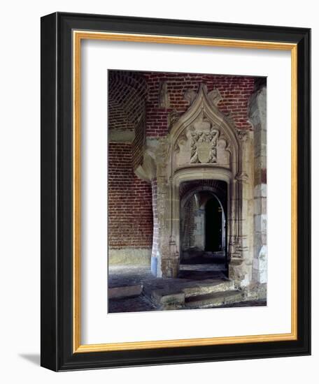 France, Chateau De Saint-Fargeau, Renaissance Door-null-Framed Giclee Print