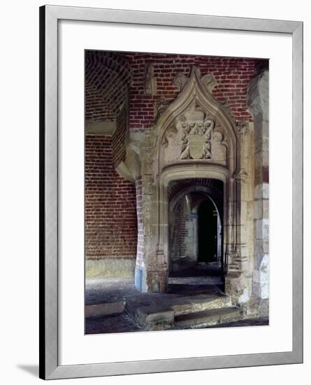 France, Chateau De Saint-Fargeau, Renaissance Door-null-Framed Giclee Print