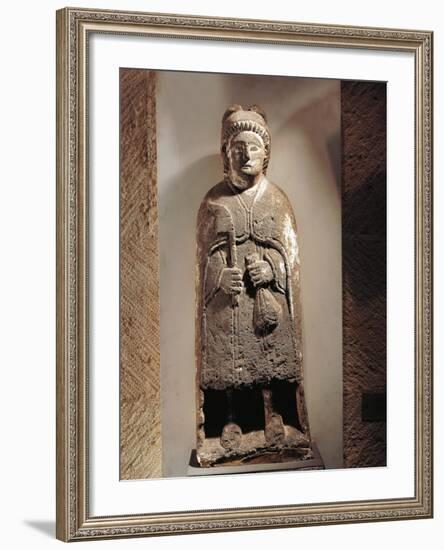 France, Compiegne, Sculpture Representing Mercury with a Stone Hatchet-null-Framed Giclee Print