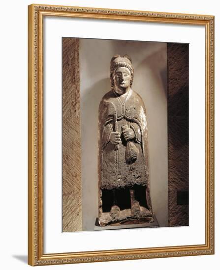 France, Compiegne, Sculpture Representing Mercury with a Stone Hatchet-null-Framed Giclee Print