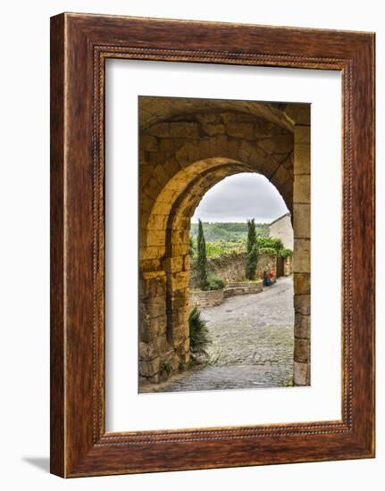 France, Cordes-sur-Ciel. A view of the countryside.-Hollice Looney-Framed Photographic Print