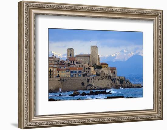 France, Cote D'Azur, Antibes, Coast-Chris Seba-Framed Photographic Print