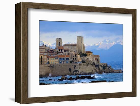 France, Cote D'Azur, Antibes, Coast-Chris Seba-Framed Photographic Print