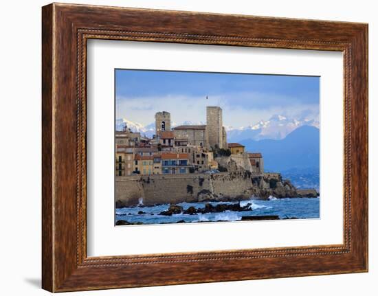 France, Cote D'Azur, Antibes, Coast-Chris Seba-Framed Photographic Print