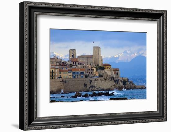 France, Cote D'Azur, Antibes, Coast-Chris Seba-Framed Photographic Print