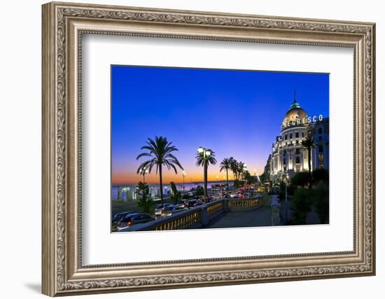 France, Cote D'Azur, Nice, Seafront-Chris Seba-Framed Photographic Print