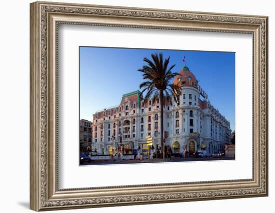 France, Cote D'Azur, Nice, Seafront-Chris Seba-Framed Photographic Print