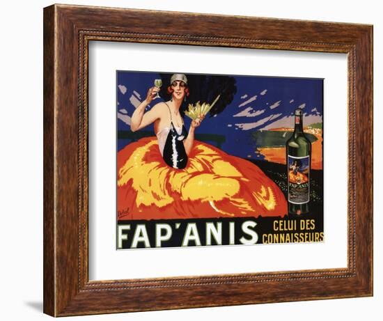 France - Fap'Anis Celui Des Connaisseurs Advertisement Poster-Lantern Press-Framed Art Print