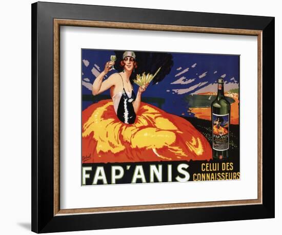 France - Fap'Anis Celui Des Connaisseurs Advertisement Poster-Lantern Press-Framed Art Print