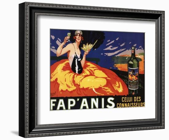 France - Fap'Anis Celui Des Connaisseurs Advertisement Poster-Lantern Press-Framed Art Print