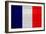 France Flag Design with Wood Patterning - Flags of the World Series-Philippe Hugonnard-Framed Art Print