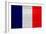 France Flag Design with Wood Patterning - Flags of the World Series-Philippe Hugonnard-Framed Art Print