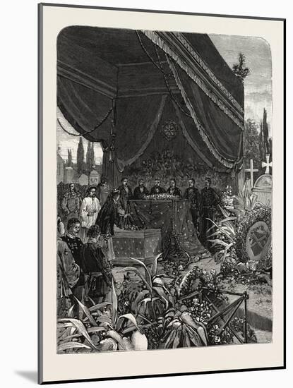 France: Funeral of the Japanese Minister, at Paris, 1880 1881-null-Mounted Giclee Print