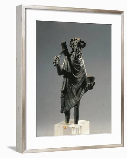 France, Glanum, Statuette Representing the God Silvanus, Bronze-null-Framed Giclee Print