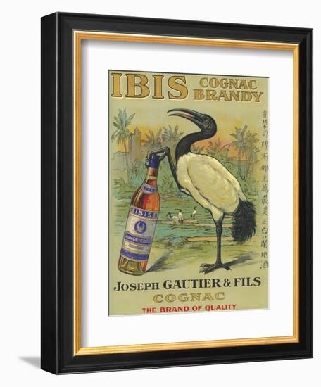 France - Ibis Cognac-Lantern Press-Framed Art Print