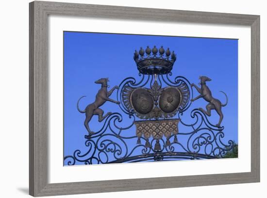 France, Ile-De-France, Jossigny, Entrance Gate to 18th Century Castle-null-Framed Giclee Print