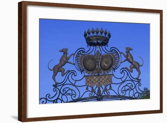 France, Ile-De-France, Jossigny, Entrance Gate to 18th Century Castle-null-Framed Giclee Print