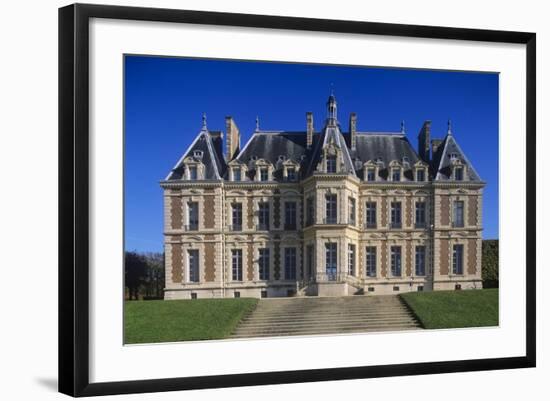 France, Ile-De-France, Main Façade of 15th Century Sceaux Castle-null-Framed Giclee Print