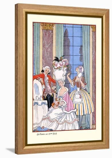 France in the 18th Century-Georges Barbier-Framed Stretched Canvas