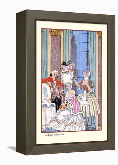 France in the 18th Century-Georges Barbier-Framed Stretched Canvas