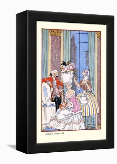 France in the 18th Century-Georges Barbier-Framed Stretched Canvas