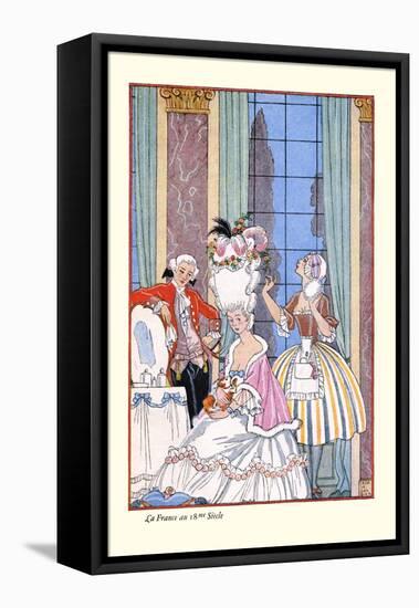 France in the 18th Century-Georges Barbier-Framed Stretched Canvas