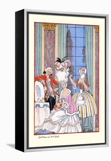 France in the 18th Century-Georges Barbier-Framed Stretched Canvas