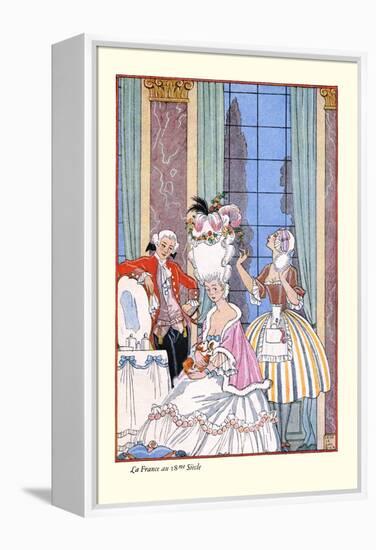 France in the 18th Century-Georges Barbier-Framed Stretched Canvas