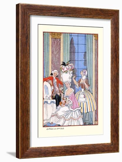 France in the 18th Century-Georges Barbier-Framed Art Print