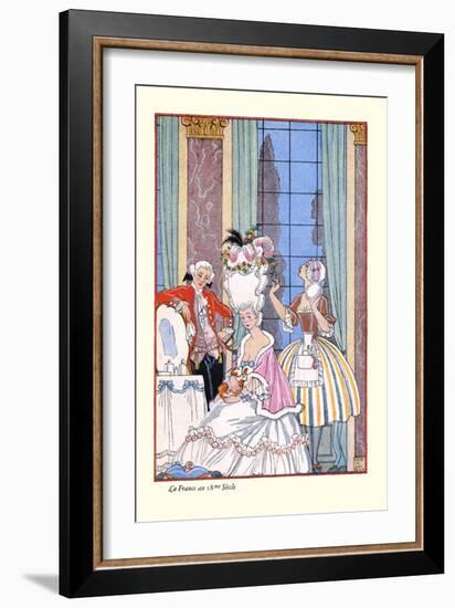 France in the 18th Century-Georges Barbier-Framed Art Print
