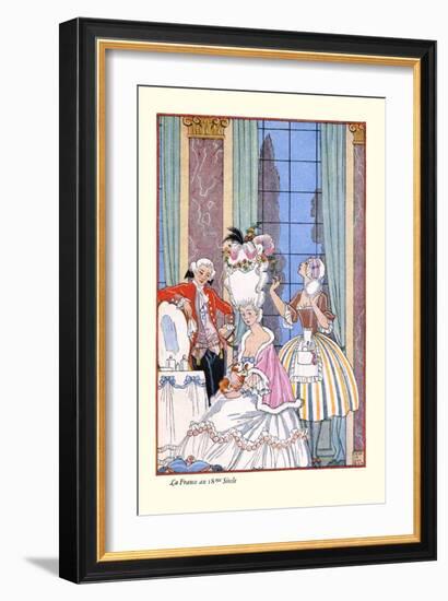 France in the 18th Century-Georges Barbier-Framed Art Print