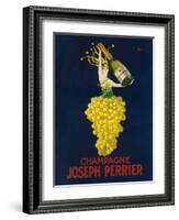 France - Joseph Perrier Champagne Promotional Poster-Lantern Press-Framed Art Print