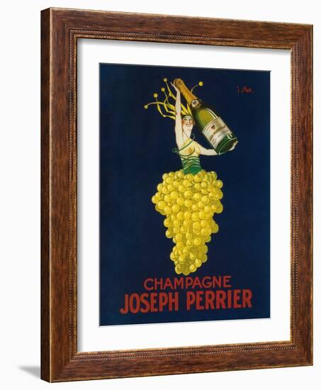 France - Joseph Perrier Champagne Promotional Poster-Lantern Press-Framed Premium Giclee Print