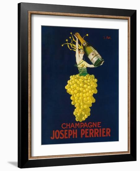 France - Joseph Perrier Champagne Promotional Poster-Lantern Press-Framed Premium Giclee Print