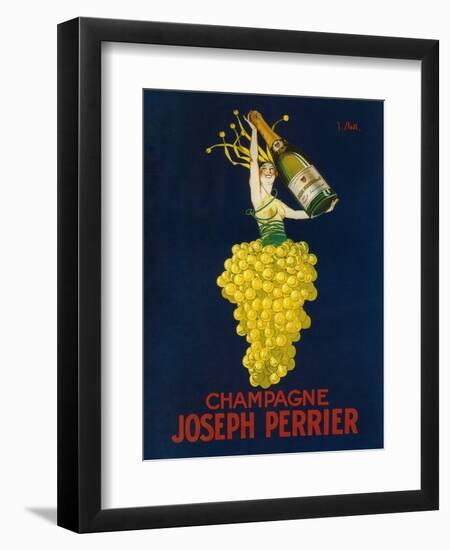 France - Joseph Perrier Champagne Promotional Poster-Lantern Press-Framed Art Print