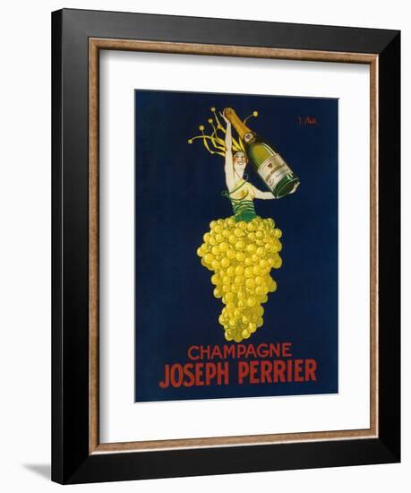 France - Joseph Perrier Champagne Promotional Poster-Lantern Press-Framed Art Print