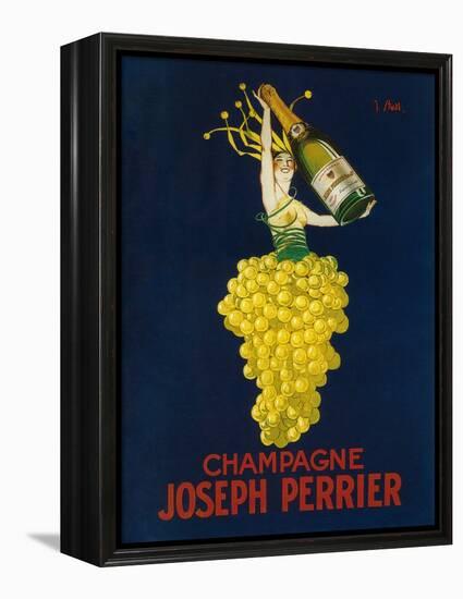 France - Joseph Perrier Champagne Promotional Poster-Lantern Press-Framed Stretched Canvas