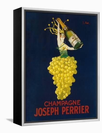 France - Joseph Perrier Champagne Promotional Poster-Lantern Press-Framed Stretched Canvas