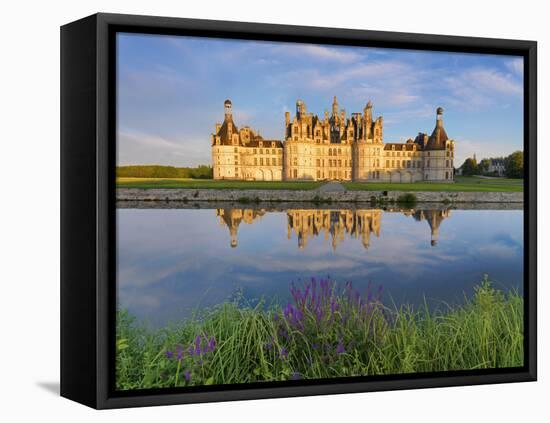 France, Loire Valley, Chateau De Chambord, Detail of Towers-Shaun Egan-Framed Premier Image Canvas