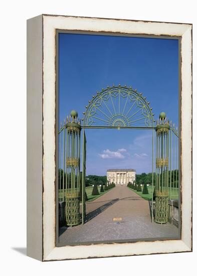 France, Loire Valley, Saint-Barthelemy D'Anjou, Pignerolle Castle-null-Framed Premier Image Canvas