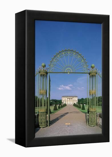 France, Loire Valley, Saint-Barthelemy D'Anjou, Pignerolle Castle-null-Framed Premier Image Canvas